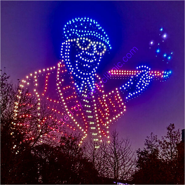 3rd Place - NIGHT PHOTOGRAPHY - Hockney Lights Up - By Dave Varney