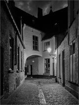 4th Place - NIGHT PHOTOGRAPHY -  Bruges Street - By Mary Podesta