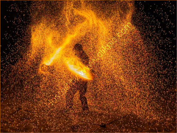 Joint 5th Place - NIGHT PHOTOGRAPHY - Out of the Embers - By Sue Mitchell