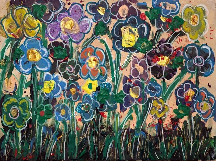 abstract flowers