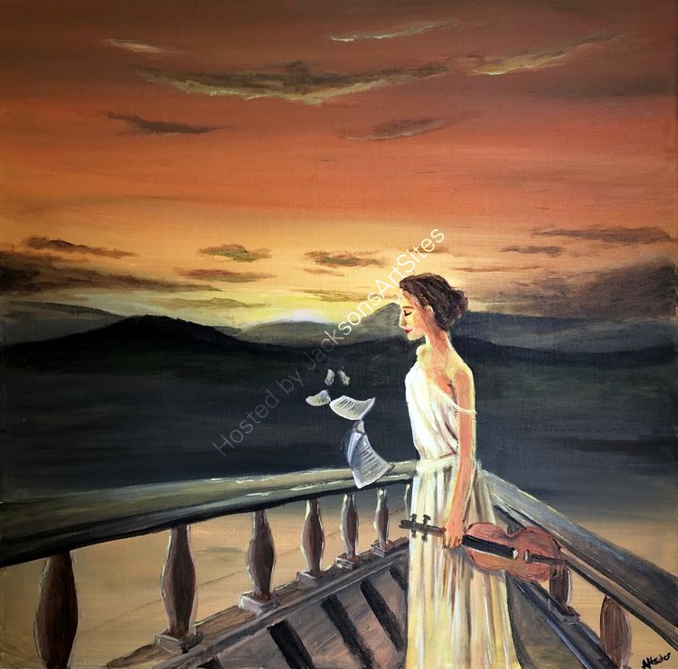 as the sun sets