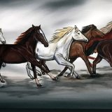 galloping in unison