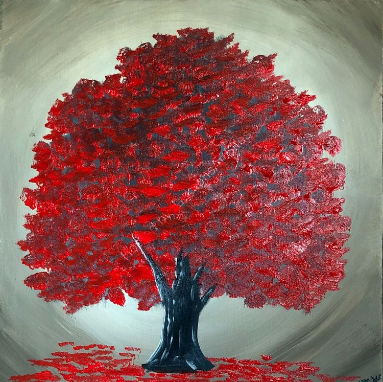 magical red tree 5