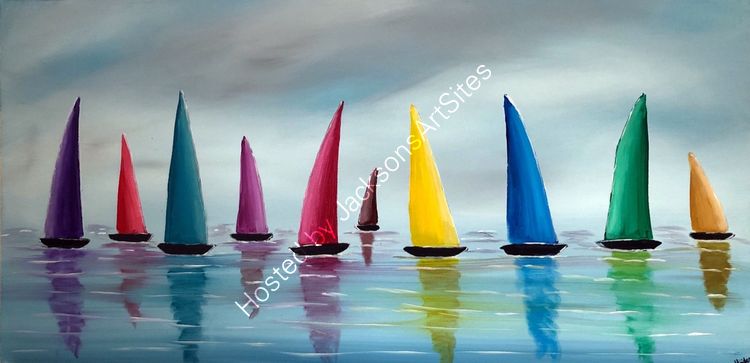 Stormy Colourful Sails 3