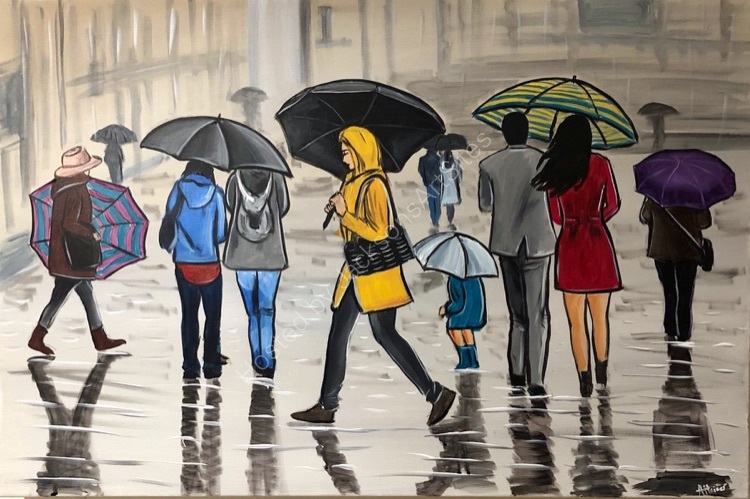 the city rain