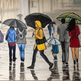 the city rain