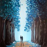 through the blue trees 2