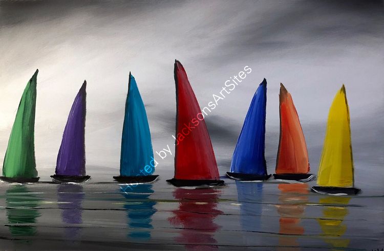 vibrant colourful sails 2