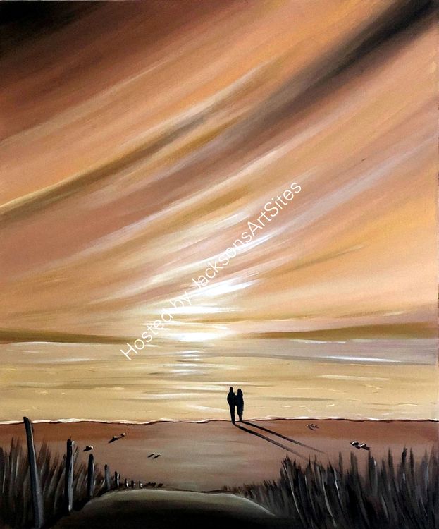 watching the caramel sky large