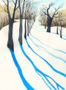 Snow Scene Hampstead Heath