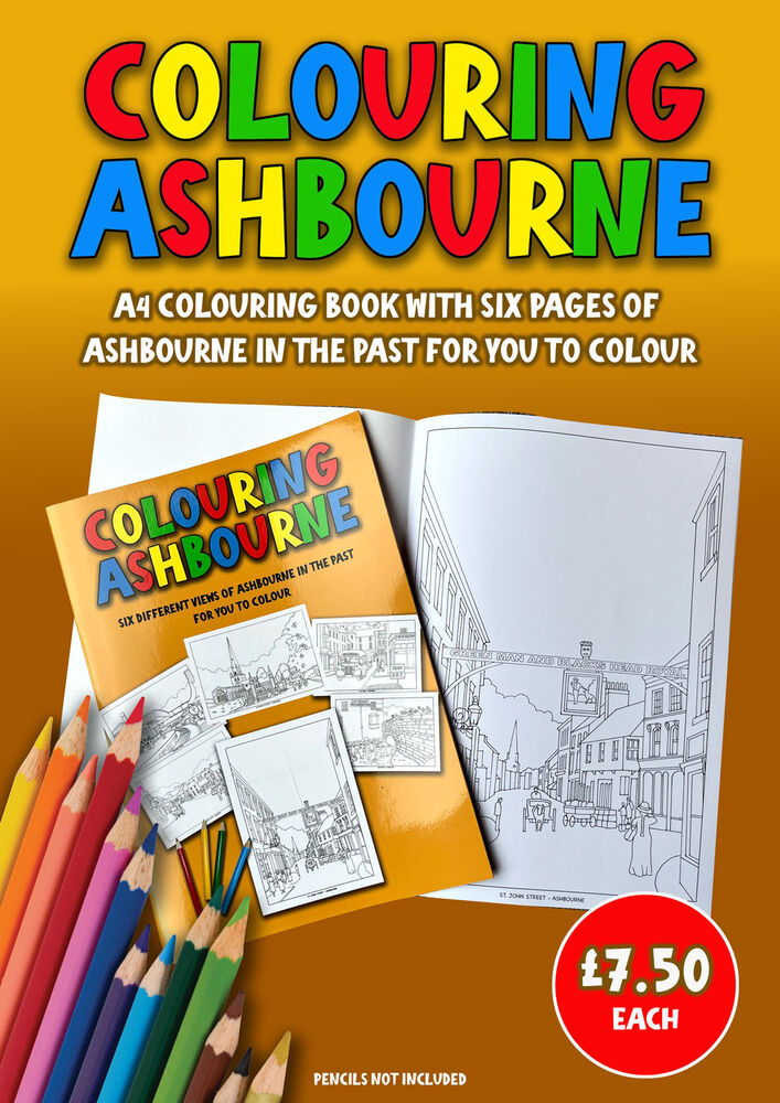 Ashbourne Colouring book 6 Pages