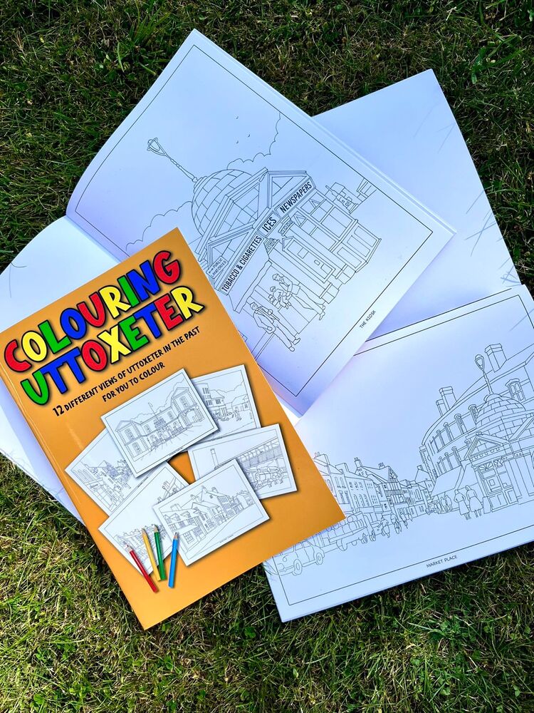 Uttoxeter Colouring Book 12 pages