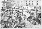 Ashbourne Market Place overhead line