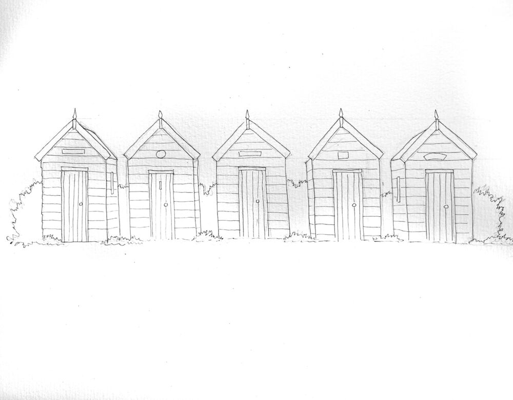 Beach Huts 2 Outline