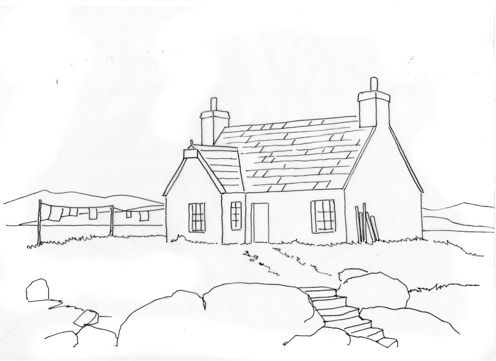 Crofters Cottage Outline
