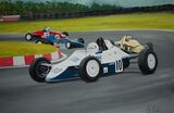 Mallory Park 1990. Acrylic on mountboard 20x16
