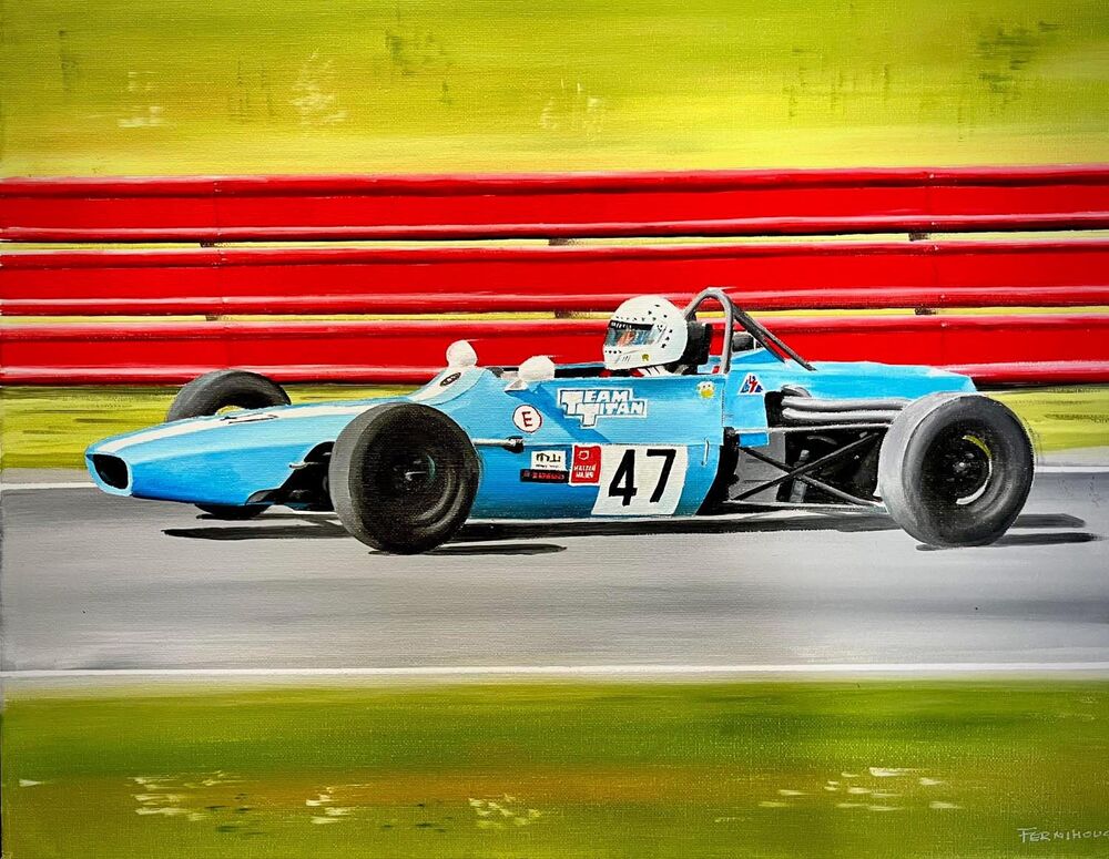 Titan Mk6 Formula Ford. Oil on Canvas 20x16