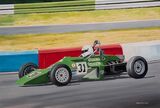 Tom Roarke, Mallory park. Oil on canvas 24x20