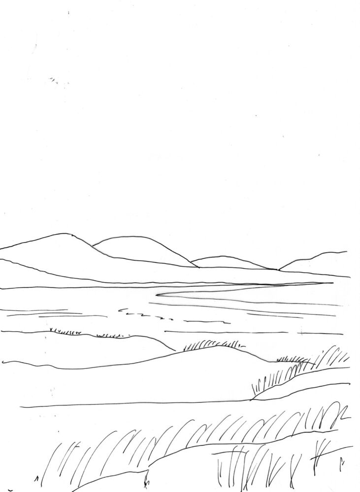 Isle of harris outline