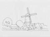 Norfolk Windmill outline