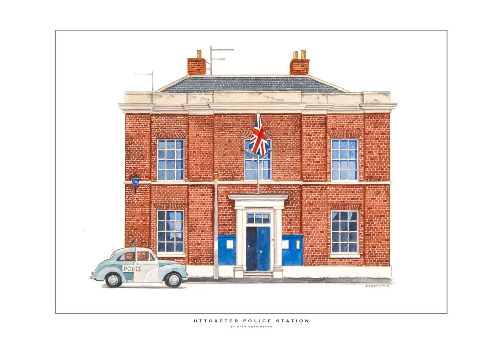 Police Station Print