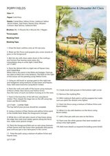 Poppy Fields instructions