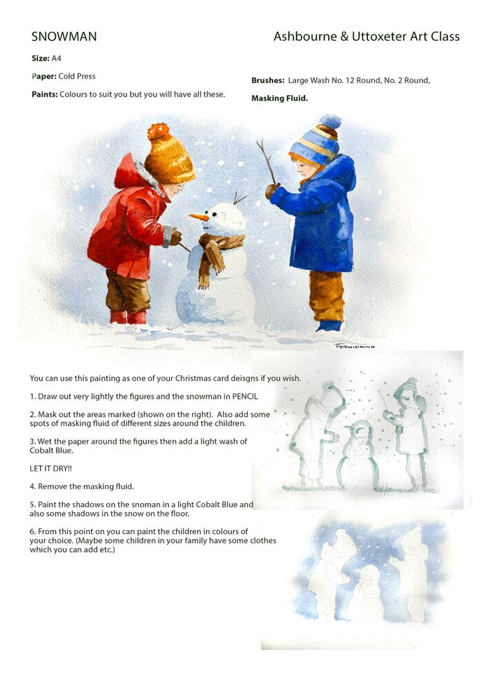 Snowman Instructions