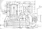 Spanish Doorway Outline