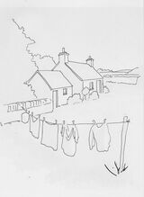 The-Washing-Line-Outline-small