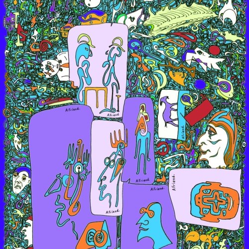 Picasso's Goat (blue variation)