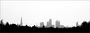 City skyline from Claybury Park