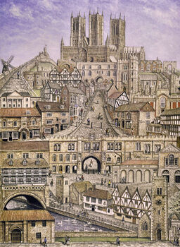 Montages of Historic cities