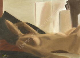 Woman on her back