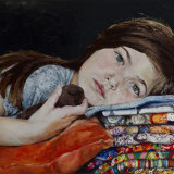 Foundations, 2016 Portrait of the artists daughter by Alexandra Gould