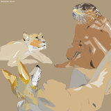Extinct Immortals, 2013 Illustration of Extinct Immortals by Alex Gould