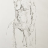 Nude sketch by Alexandra Gould
