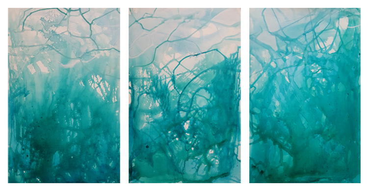 Albedo Triptych, 2018 R Heard