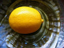 Lemon on a plate