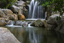 Silky waterfall using slow shutter speed