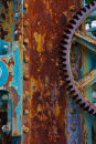 Rusty cog wheel