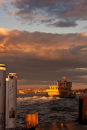 Sydney ferry sunset
