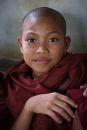 Serene young monk