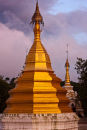 Golden temple in Kalaw