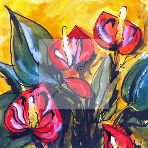 birthday anthurium