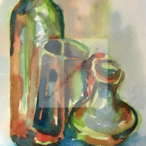 bottles green