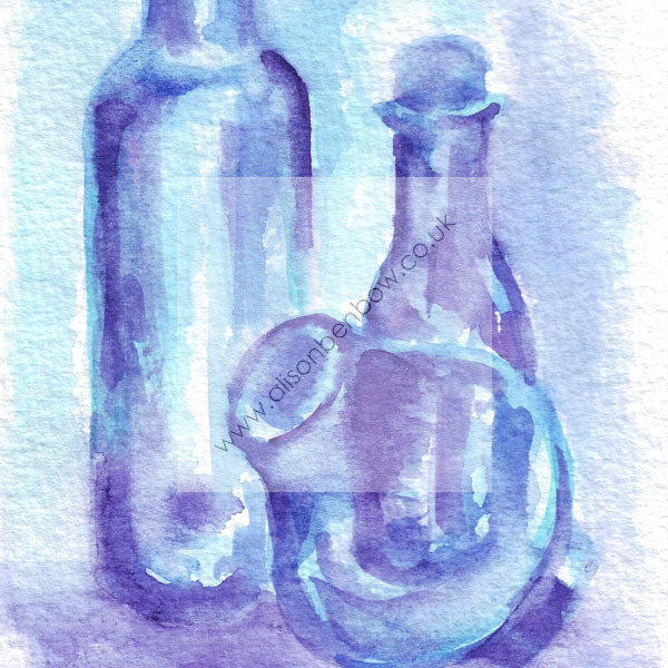 bottles purple