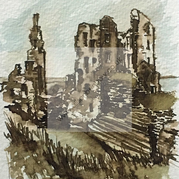 out of the landscape