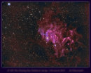 IC 405 the Flaming Star Nebula in Auriga