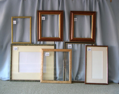 SEVEN ASSORTED FRAMES