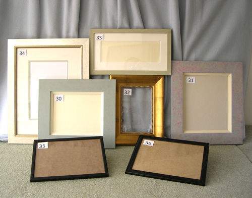 FIVE FRAMES AND TWO DOCUMENT FRAMES